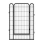 16 Panels Heavy Duty Metal Playpen with door,39.37"H Dog Fence Pet Exercise Pen for Outdoor