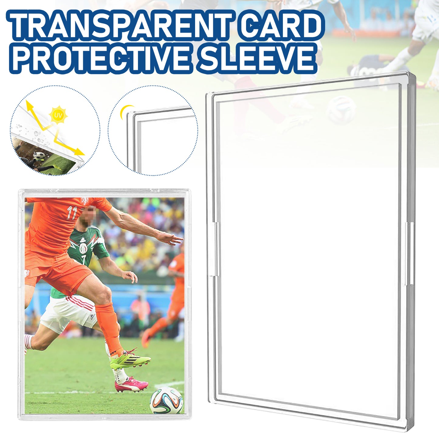 Clear Trading Sleeves Card Protector Holder baseball card