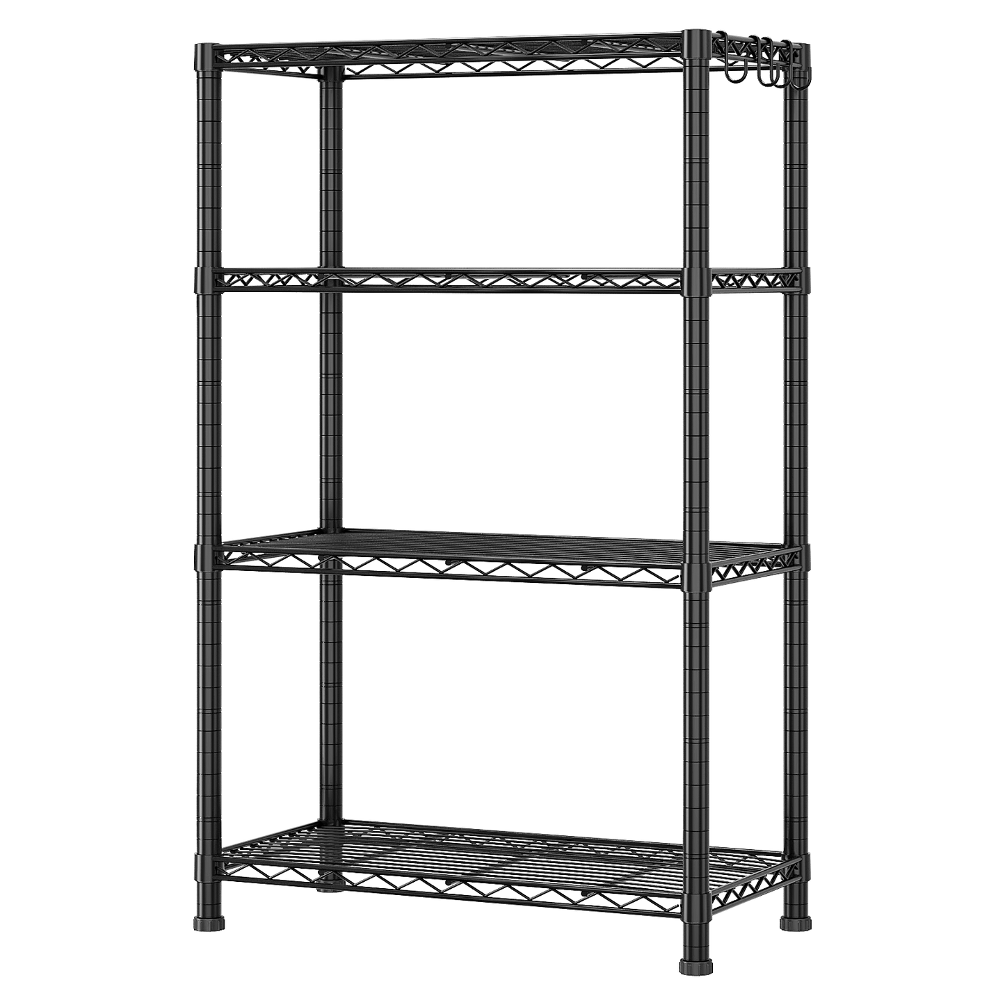 8 tier Heavy Duty Storage Shelves  78.74" H   Wire Shelving Unit with Wheels 1600LBS  NSF Metal Shelves for Storage Adjustable Garage Storage Rack Pantry Shelf Commercial Shelving, 78.74" H X 23.62''W