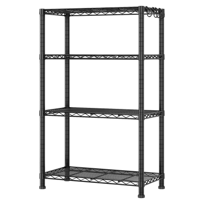 8 tier Heavy Duty Storage Shelves  78.74" H   Wire Shelving Unit with Wheels 1600LBS  NSF Metal Shelves for Storage Adjustable Garage Storage Rack Pantry Shelf Commercial Shelving, 78.74" H X 23.62''W