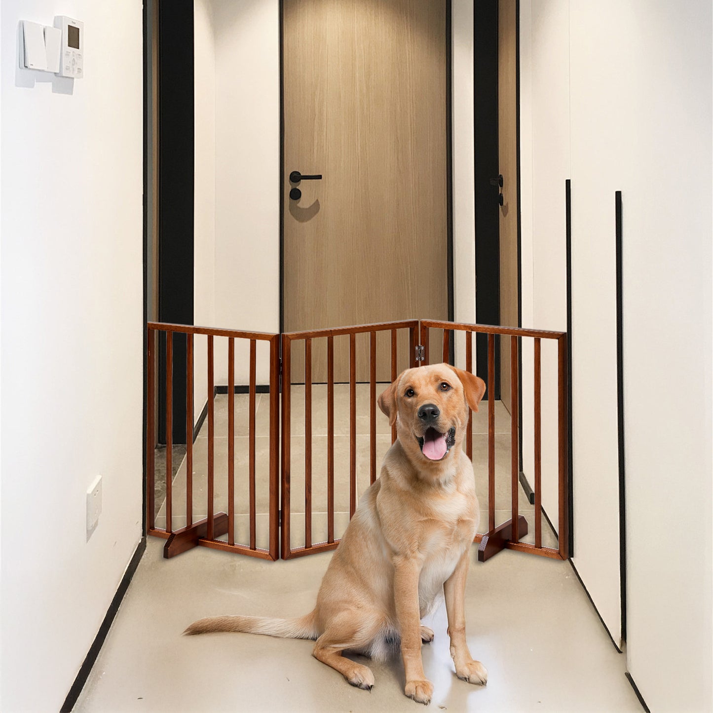 The Wooden Dog Fence Brown