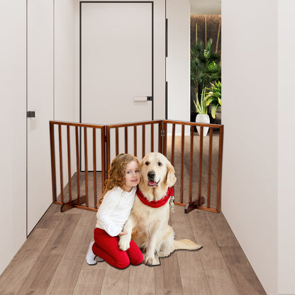 The Wooden Dog Fence Brown