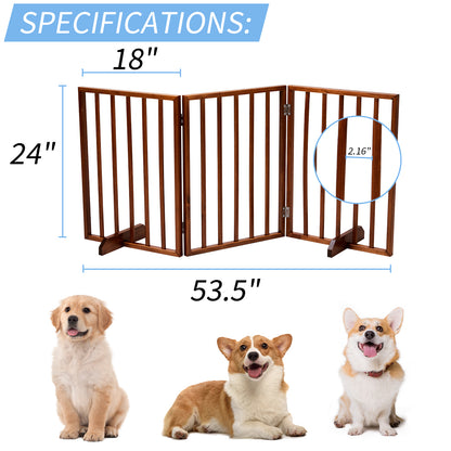 The Wooden Dog Fence Brown
