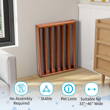 The Wooden Dog Fence Brown