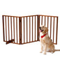 The Wooden Dog Fence Brown
