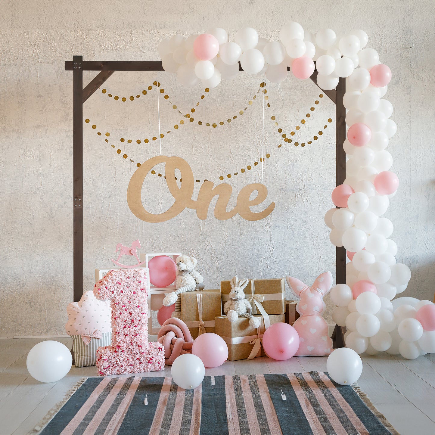7.2FT Wooden Wedding Arch, Square Wood Arch Wedding Arbor Backdrop Stand for Indoor Outdoor Ceremony Party Proposal Scene Garden Beach Forest Rustic Boho Decoration