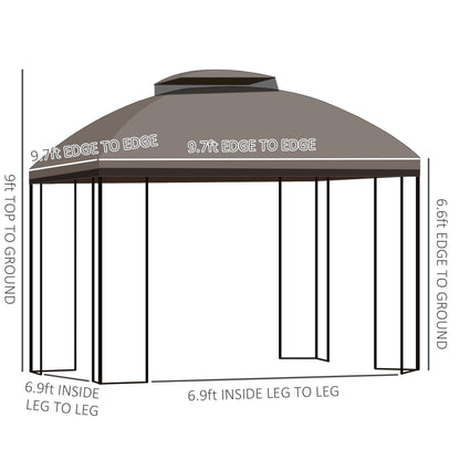 10' x 10' Patio Gazebo( Amazon Shipping)（Prohibited by WalMart）