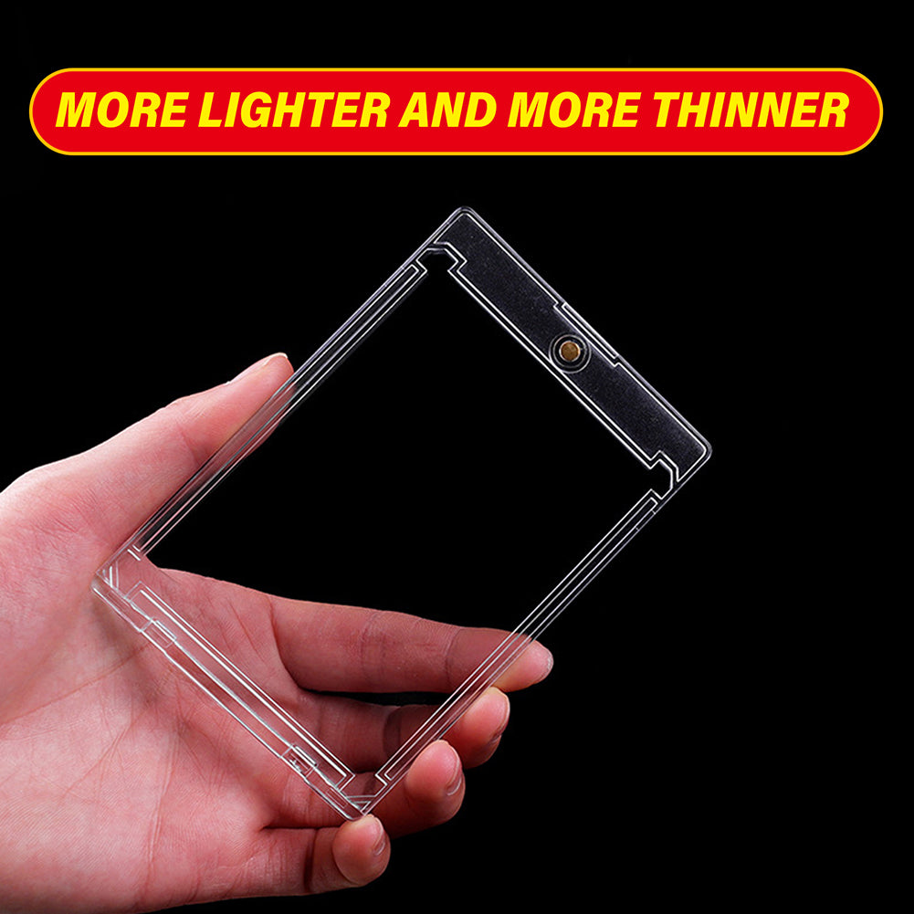 Magnetic Top Loader Card Sleeves Trading Hard Acrylic Case Holder Baseball