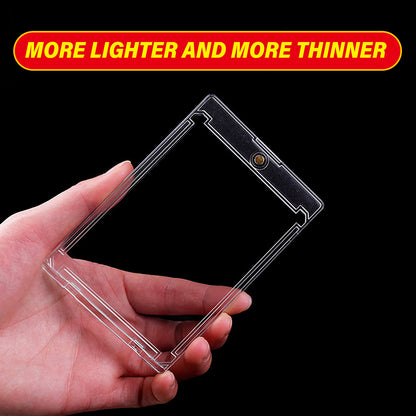 Magnetic Top Loader Card Sleeves Trading Hard Acrylic Case Holder Baseball
