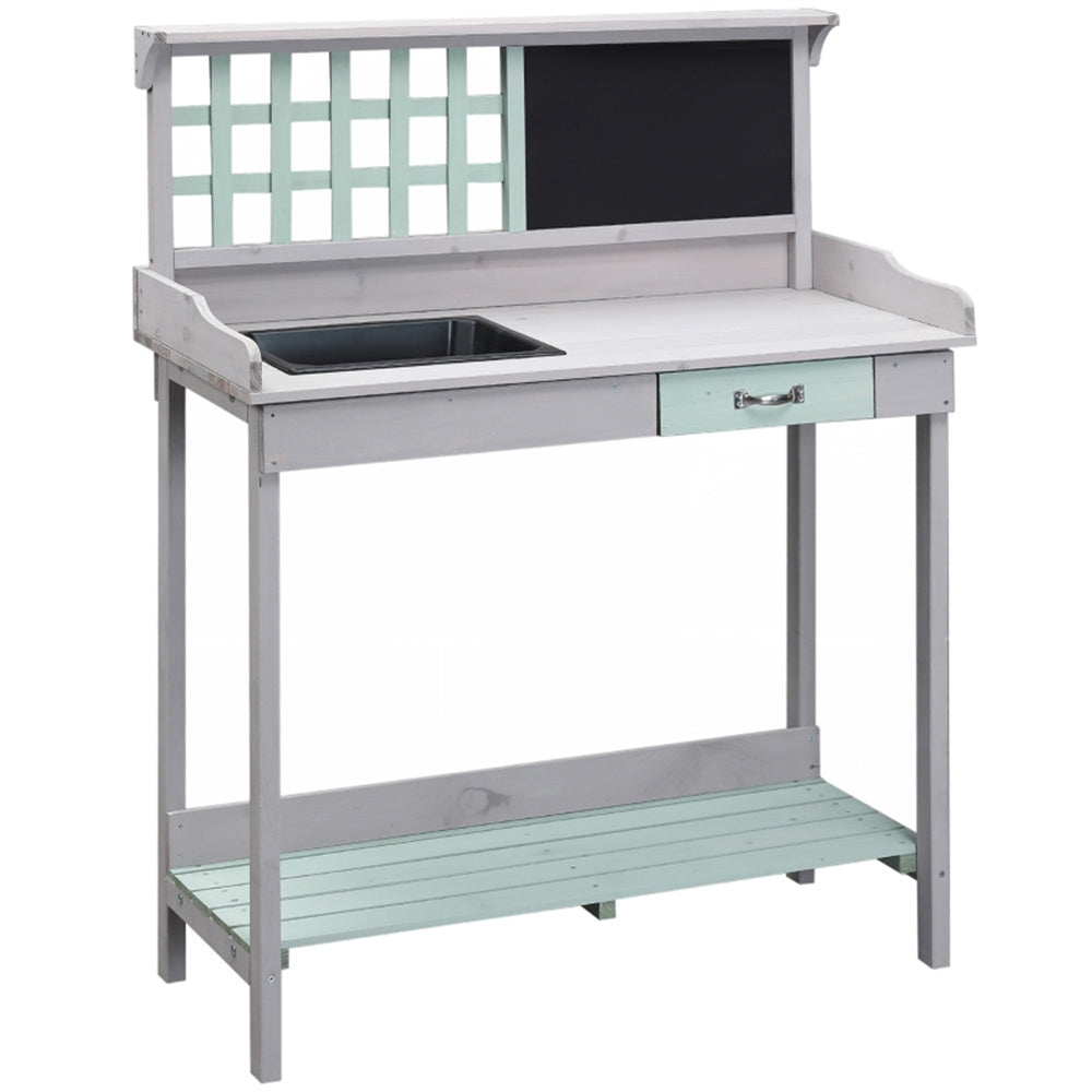 Garden Work Bench、Open Shelf Storage